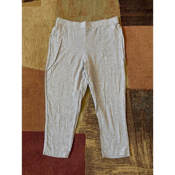 NWOT Max Studio Linen Womens Easy Leg Pant Size 2XL - Picture 2 of 7